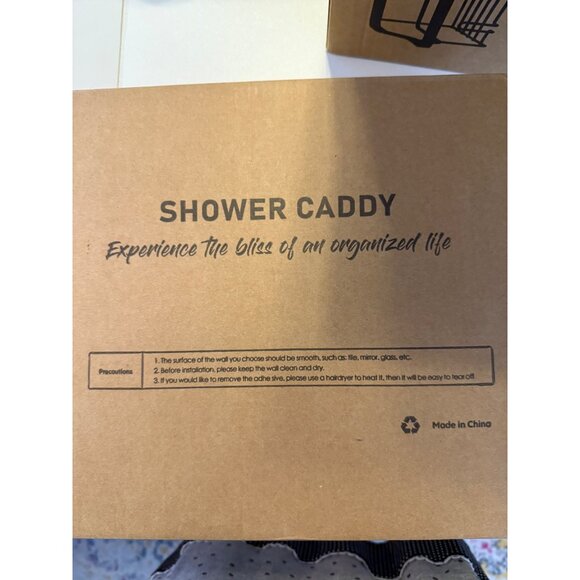 Gold Corner Shower Caddy Shelf Set Adhesive Rustproof Wall-Mounted 3-Tier Organi - Picture 7 of 8